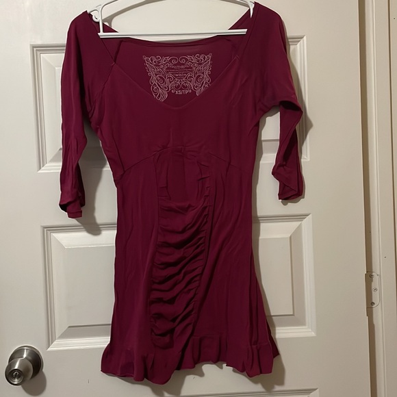 NOMADS Raspberry 3/4 Sleeve sz XS - Picture 2 of 4